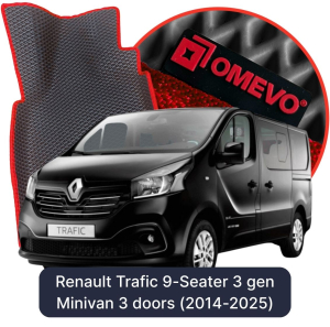 OMEVO 5D Pro Autokoberce do Renault Trafic 8-miestny 3 gen Van 4 dvere (2014-2025)