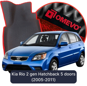 OMEVO 5D Pro Autokoberce do Kia Rio 2 gen Hatchback 5 dverí (2005-2011)