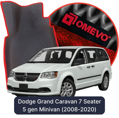 EVA autokoberce OMEVO pre Dodge Grand Caravan 7 mest 5 gen Minivan (2008-2020)