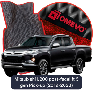 OMEVO 5D Pro Autokoberce do Mitsubishi L200 po facelifte 5. generácia Pick-up (2019-2023)