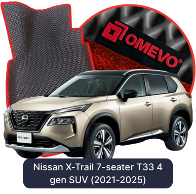 EVA autokoberce OMEVO pre Nissan X-Trail 7-miestny T33 4. gen SUV (2021-2025)