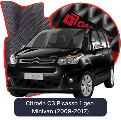 EVA autokoberce OMEVO pre Citroën C3 Picasso 1 gen Minivan (2009-2017)