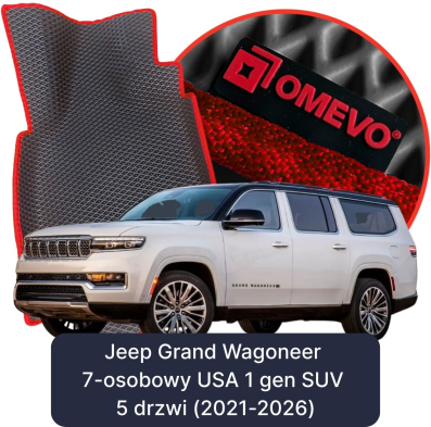 EVA autokoberce OMEVO pre Jeep Grand Wagoneer 7-miestny USA 1. gen SUV (2021-2026)