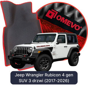 OMEVO 5D Pro Autokoberce do Jeep Wrangler Rubicon 4. gen SUV (2017-2026)