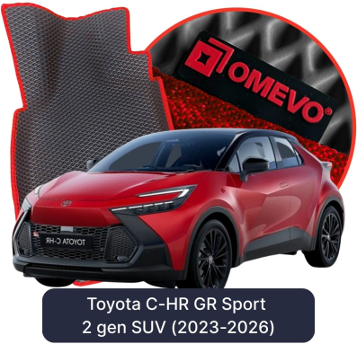 EVA autokoberce OMEVO pre Toyota C-HR GR Sport 2 gen SUV (2023-2026)