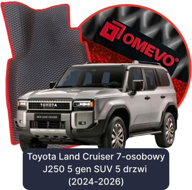 EVA autokoberce OMEVO pre Toyota Land Cruiser 7-miestny J250 5 gen SUV (2024-2026)