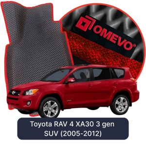 OMEVO 5D Pro Autokoberce do Toyota RAV 4 XA30 3. gen SUV (2005-2012)