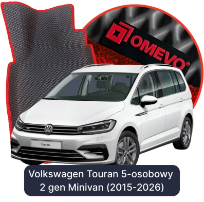 EVA autokoberce OMEVO pre Volkswagen Touran 5-miestny 2. gen Minivan (2015-2026)
