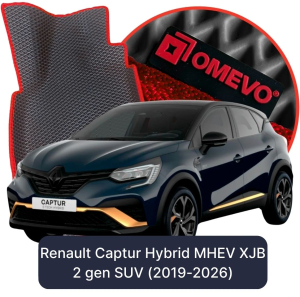 OMEVO 5D Pro Autokoberce do Renault Captur Hybrid  MHEV XJB 2 gen SUV (2019-2026)