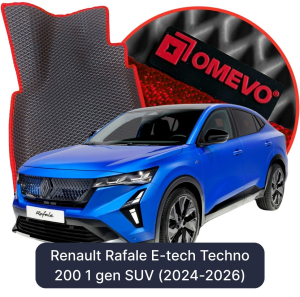 OMEVO 5D Pro Autokoberce do Renault Rafale E-tech Techno 200 1 gen SUV (2024-2026)