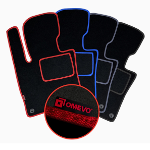 Velúrové autokoberce OMEVO pre Renault Captur Hibrid MHEV XJB 2 gen SUV (2019-2026)