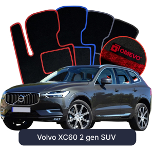Velúrové autokoberce OMEVO pre Volvo XC60 2 gen SUV (2017-2024)