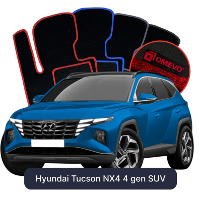 Velúrové autokoberce OMEVO pre Hyundai Tucson NX4 4 gen SUV (2020-2025)