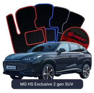 Velúrové autokoberce OMEVO pre MG HS Exclusive 2 gen SUV (2024-2025)