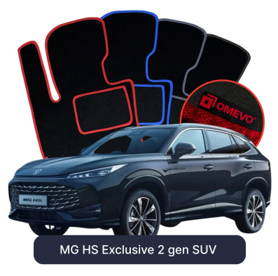 Velúrové autokoberce OMEVO pre MG HS Exclusive 2 gen SUV (2024-2025)
