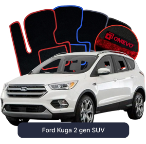 Velúrové autokoberce OMEVO pre Ford Kuga 2 gen SUV (2012-2019)