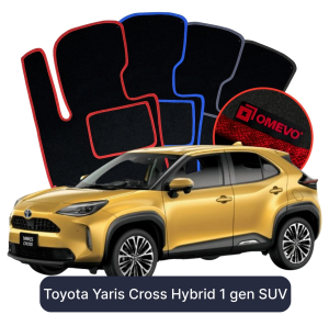 Velúrové autokoberce OMEVO pre Toyota Yaris Cross Hybrid 1 gen SUV (2020-2025)