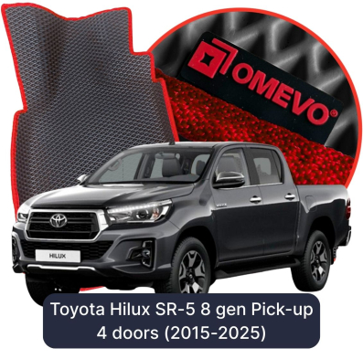 EVA autokoberce OMEVO pre Toyota Hilux SR-5 8 gen Pick-up 4 dvere (2015-2025)