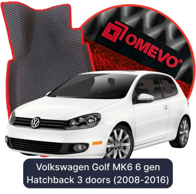 EVA autokoberce OMEVO pre Volkswagen Golf MK6 6. gen Hatchback 3 dvere (2008-2016)