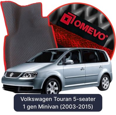 EVA autokoberce OMEVO pre Volkswagen Touran 5-miestny 1. gen Minivan (2003-2015)