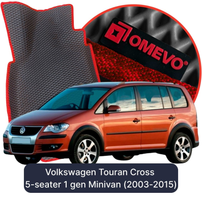 EVA autokoberce OMEVO pre Volkswagen Touran Cross 5-miestny 1. gen Minivan (2003-2015)