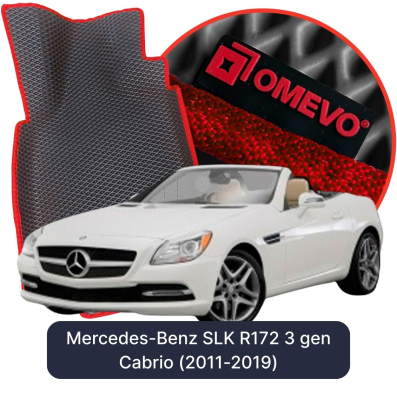 EVA autokoberce OMEVO pre Mercedes-Benz SLK R172 3. generácia Cabrio (2011-2019)