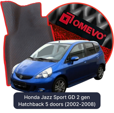 EVA autokoberce OMEVO pre Honda Jazz Sport GD 2. generácia Hatchback 5 dverí (2002-2008)
