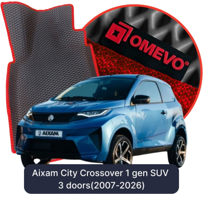 EVA autokoberce OMEVO pre Aixam City Crossover 1 gen SUV 3 dvere (2007-2026)