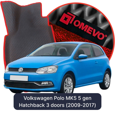 EVA autokoberce OMEVO pre Volkswagen Polo MK5 5. gen Hatchback 3 dvere (2009-2017)
