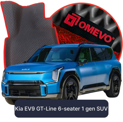 EVA autokoberce OMEVO pre Kia EV9 GT-Line 6-miestny 1. gen SUV (2023-2025)
