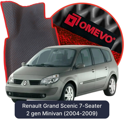 EVA autokoberce OMEVO pre Renault Grand Scenic 7 mest 2 gen Minivan (2004-2009)
