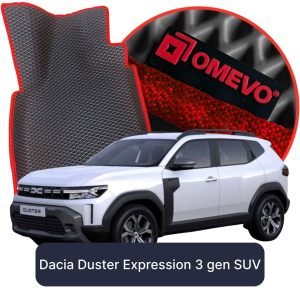 OMEVO 5D Pro Autokoberce do Dacia Duster Expression 3 gen SUV (2024-2026)