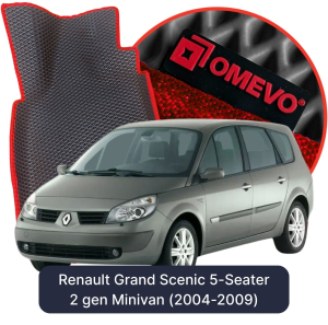 OMEVO 5D Pro Autokoberce do Renault Grand Scenic 5 mest  2 gen Minivan (2004-2009)