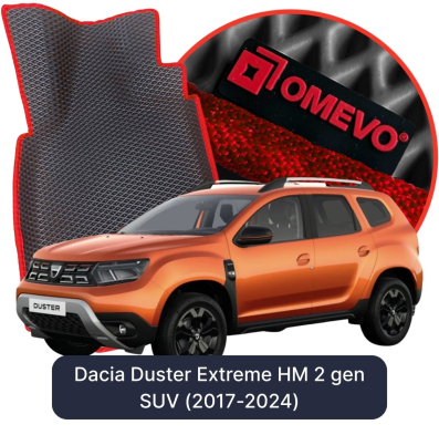 EVA autokoberce OMEVO pre Dacia Duster Extreme HM 2 gen SUV (2017-2024)
