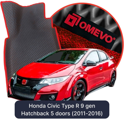 EVA autokoberce OMEVO pre Honda Civic Type R 9. generácia Hatchback 5 dverí (2011-2016)