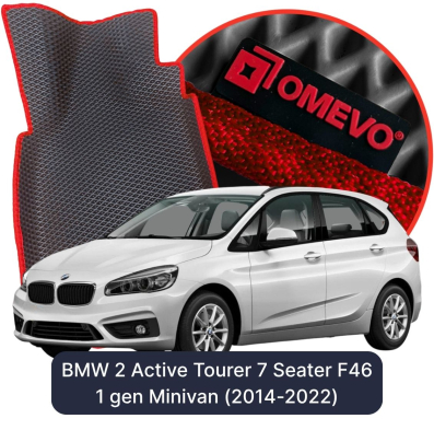 EVA autokoberce OMEVO pre BMW 2 Active Tourer 7-miestny F45 1 gen Minivan (2014-2022)