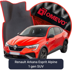 OMEVO 5D Pro Autokoberce do Renault Arkana Esprit Alpine 1 gen SUV (2023-2025)