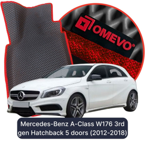 OMEVO 5D Pro Autokoberce do Mercedes-Benz A trieda W176 3. gen Hatchback 5 dverí (2012-2018)