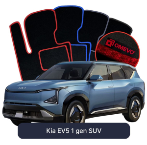 Velúrové autokoberce OMEVO pre Kia EV5 1 gen SUV (2025-2026)