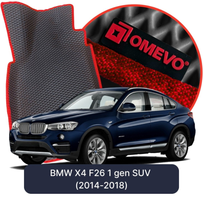 EVA autokoberce OMEVO pre BMW X4 F26 1 gen SUV (2014-2018)