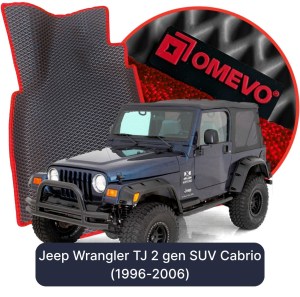OMEVO 5D Pro Autokoberce do Jeep Wrangler TJ 2. gen SUV Cabrio (1996-2006)