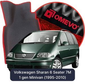 OMEVO 5D Pro Autokoberce do Volkswagen Sharan 6-miestny 7M 1. gen Minivan (1995-2010)