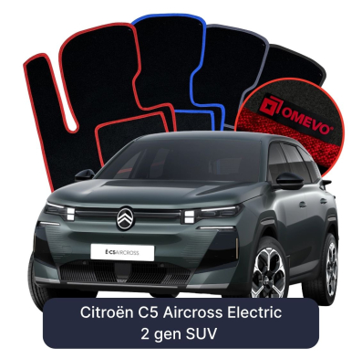 Velúrové autokoberce OMEVO pre Citroën C5 Aircross Elektro 2 gen SUV (2025-2026)