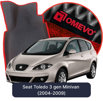 EVA autokoberce OMEVO pre Seat Toledo 3 gen Minivan (2004-2009)