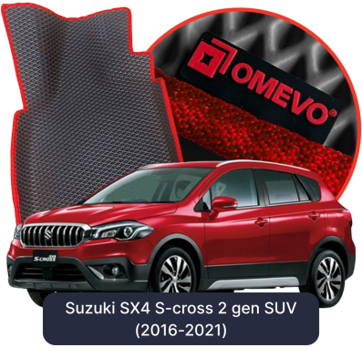 EVA autokoberce OMEVO pre Suzuki SX4 S-Cross 2 gen SUV (2016-2021)