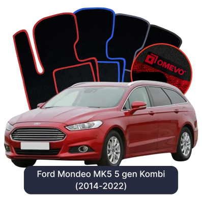 Velúrové autokoberce OMEVO pre Ford Mondeo MK5 5 gen Kombi (2014-2022)