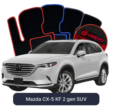 Velúrové autokoberce OMEVO pre Mazda CX-5 KF 2 gen SUV (2017-2025)