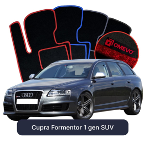 Velúrové autokoberce OMEVO pre Audi A6 C6 3 gen Kombi (2004-2011)