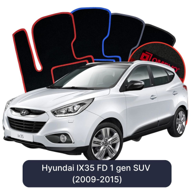 Velúrové autokoberce OMEVO pre Hyundai IX35 FD 1 gen SUV (2009-2015)