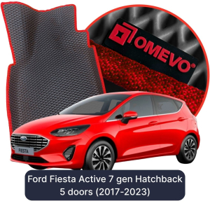 OMEVO 5D Pro Autokoberce do Ford Fiesta Active 7. gen Hatchback (2017-2023)